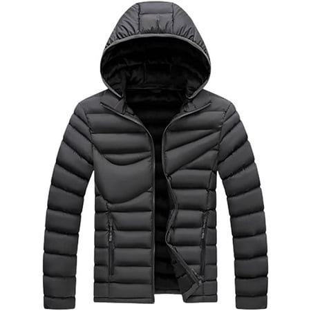 Surrme Men’s Puffers Down Jackets Windproof Packable Warm Puffer Down