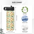 thumbnail image 4 of Pofeuu Summer and sea Print 18oz Sports Insulated Kettle, Sports Bottle Water Bottles For Men Women For Gym Hiking Camping Running Mountain Bike Outdoor Sports, 4 of 8