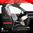 thumbnail image 2 of DIKSOAKR Car Seat Covers for Jeep Renegade 2015-2025: 5 Seats Full Set Beathable Leather Automotive Seat Protectors - Gray, 2 of 8
