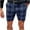Navy, variant on IROINNID Men's Casual Plaid Flat-Front Shorts With Pocket