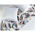 thumbnail image 2 of Springtime Bed Runner, Alstroemeria Flowers with Nude Colors and Peduncles of Spring Art, Decorative Accent Bedding Scarf for Hotels Homes & Guest Rooms, King, Lavender Blue Pale Orange, by Ambesonne, 2 of 3