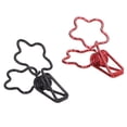 thumbnail image 2 of Abrazaderas De Papel 100 Piezas Clips De Carpeta Negros Y Rojos Fuerza De Sujeción Fuerte Para Oficina ANGGREK Arte y Manualidades, 2 of 8