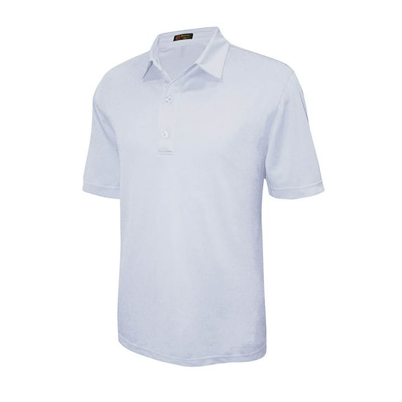 Monterey Club Men's Pro Mesh Texture Solid Golf Polo Shirt #3633