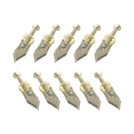 10 Pcs Expansion Screw Bolt Wall Anchors Self Drilling Plasterboard Screws