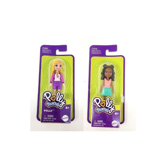 Bundle of 2 | Polly Pocket Impulse 3-inch Doll Collection | HDW45 & HHX87