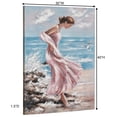 thumbnail image 3 of Beach Chic Canvas Wall Art Multi Cool, 3 of 5