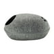 thumbnail image 1 of Cama cueva de fieltro para gatos, túnel desmontable para cachorros y gatitos, juguete escondite con cremallera Gris, 1 of 3