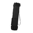 thumbnail image 2 of Quzzie Fishing Rod Bag Oxford Cloth Multipurpose Fish Pole Case Tackle Storage Organizer Wear Resistant Lightweight Foldable Convenient Drawstring Suitable for Fishing Outdoor Activities Black, 2 of 8