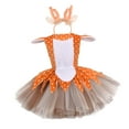 thumbnail image 4 of Vestido de disfraz de reno, vestido con tutú de ciervo, regalos divertidos y encantadores, diadema de asta, disfraz de Animal para baile de máscaras, 9T, 4 of 10