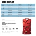 thumbnail image 6 of Fotbe Men's Floating Red Chili Peppers Print Men's Sleeveless Muscle Tank Tops Casual T-Shirts for Gym Workout Beach-3X-Large, 6 of 8