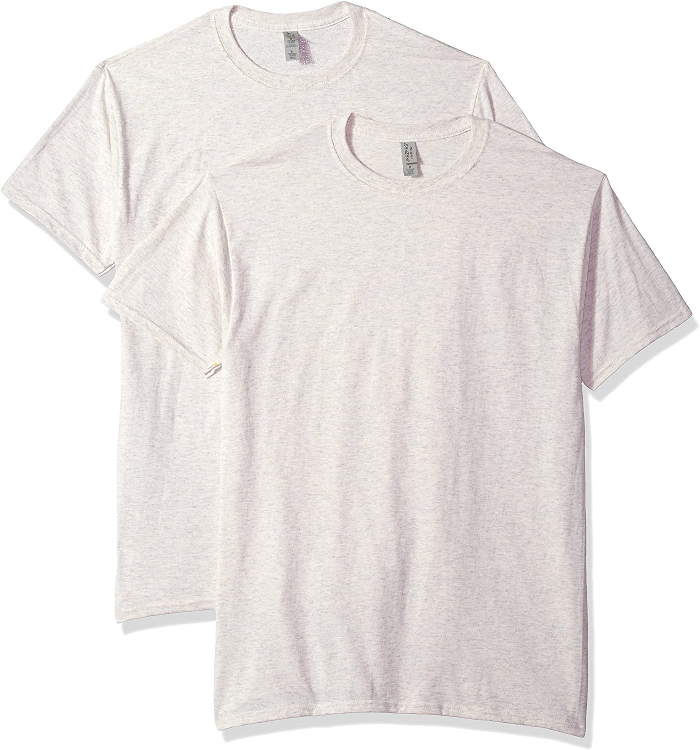 Jerzees Men's Tri-Blend 2 Pack T-Shirt, Oatmeal Fleck, 2X-Large