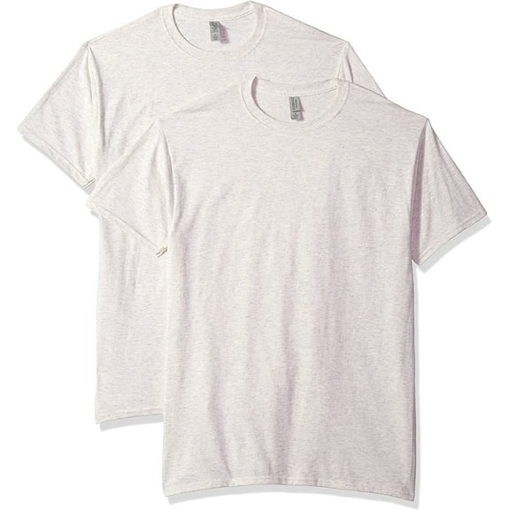 Jerzees Men's Tri-Blend 2 Pack T-Shirt, Oatmeal Fleck, 2X-Large