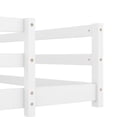 thumbnail image 5 of Mirightone Wood Full Montessori Bed Frame, Full Bed Frame with Rails, Toddler Floor Bed for Kids – White, 5 of 7