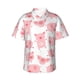 thumbnail image 1 of Fotbe Kawaii Pigs Camisa Hawaiana para Hombre Unisex – Camisa Casual de Verano con Botones de Manga Corta de Algodón y Lino,Medium, 1 of 7