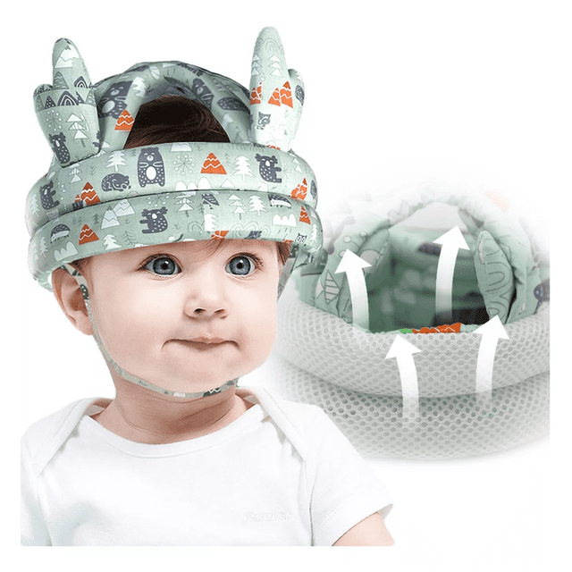 Gorro Anticaídas Contra Golpes Para Bebés Casco de Seguridad Ajustable Protección Para Niños Que Corren, Caminan y Gatean