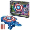 Marvel Avengers Mech Strike Monster Hunters Captain America Monster Blast Shield Roleplay Toy, Kids Ages 5 and Up