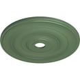 thumbnail image 3 of Ekena Millwork 26 1/2"OD x 3 5/8"ID x 1 1/2"P Jefferson Ceiling Medallion (Fits Canopies up to 5"), Hand-Painted Athenian Green, 3 of 6