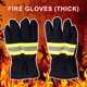 thumbnail image 5 of Guantes para bomberos forestales | Piel de vacuno resistente al calor y al fuego | Extricación y protección contra incendios forestales | Talla única, 5 of 6