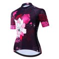thumbnail image 3 of 2022 Maillot de ciclismo para mujer, camiseta de ciclismo de montaña, carretera, MTB, camiseta corta para bicicleta, blusa de equipo de carreras para mujer, ropa de equitación blanca, 3 of 5