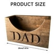 thumbnail image 3 of Wooden Hat Holder Display Stand Dad Hat Holder Wooden Box Hat Storage Rack For Baseball Caps Wooden Hat Stand Home Organizer Decoration Gifts For Father Day, 3 of 7
