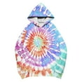 thumbnail image 5 of JUSLIO Womens Sweatshirt Hooded Tie Dye Hoodies Long Sleeve Casual Comfortable Everyday Sweatshirts, 5 of 5