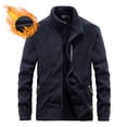 thumbnail image 4 of Chaqueta polar con bolsillos, chaqueta gruesa resistente al frío, abrigo cálido para otoño e invierno, sudaderas gruesas de alta calidad para hombre, 4 of 4