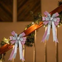 Eolstice Christmas Tree Decorations Set, Festive Bow Pendant Collection, Holiday Ornament Bundle For Indoor Display, Multi Style Baubles For Wreaths Gifts Mantelpiece Styling