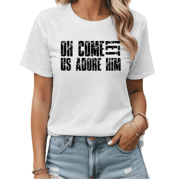 Faith Purpose Bible Verse Graphic Tees Womans Tshirt Shirts Black White S-5XL Tops