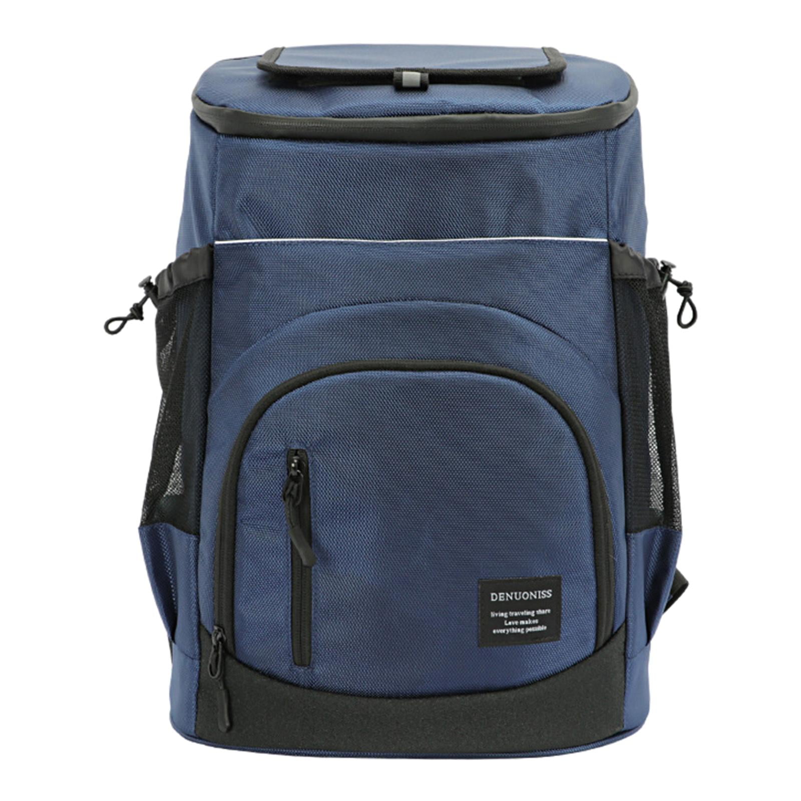 Insulated Cooler Backpack Lightweight Beer Cooler Bag Leakproof Backpack for Men Dark Blue