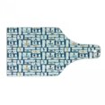 thumbnail image 1 of Navy Cutting Board, Marine Grunge Starfish Anchor Seahorse Underwater Marine Murky Design, Decorative Tempered Glass Cutting and Serving Board, Wine Bottle Shape, Petrol Blue Marigold, by Ambesonne, 1 of 1