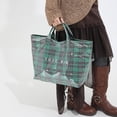 thumbnail image 2 of Women's Tote Bags,Waterproof Plaid Lightweight Large Shoulder Handbag,for Women Ladies,for Shopping Beach Travel Daily Use, 2 of 6