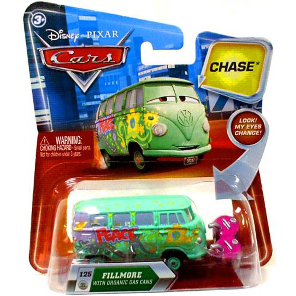 Disney Cars Lenticular Eyes Series 2 Fillmore with Organic Gas Cans