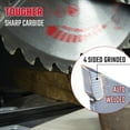 thumbnail image 5 of 6-1/2-inch Circular Saw Blades 24 Tooth & 60 Tooth, Carbide Tipped Teeth, TCT Saw Blades with 5/8” Arbor, Circular Saw Blade Set for Cutting Various Wood, Plastic and Composite Materials, 5 of 8