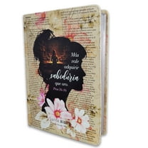 RVR60 Biblia Letra Gigante con Canto Plateado Imitación Piel - Sabiduría