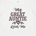 thumbnail image 4 of Inktastic My Great Auntie Loves Me Girls Hearts Girls Baby T-Shirt, 4 of 5
