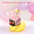 thumbnail image 4 of Coche De Juguete De Pato, Decoraciones De Salpicadero De Coche De Pato Amarillo Con Casco De Hélice Para Adultos Y Niños Minnieouse HA039875-04, 4 of 6