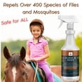 thumbnail image 2 of Zone Protects Horse & Rider Fly and Insect 32oz Spray; Picaridin Insect Repellent; Works for 12-hrs on 300 Species of Flies; Light, Fresh Scent; Picaridin is Safe and Effective, 2 of 6