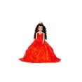thumbnail image 4 of Kinnex Collections By Amanda Muñeca paraguas de quinceañera de porcelana de 18.0 in (Quince Anos) ~ Kk18725-14 ~ (rojo), 4 of 5