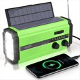 thumbnail image 2 of Radio de Emergencia con Alerta Meteorológica AM/FM/, Cargador Solar con Manivela, Batería Externa para Acampar Al Aire Libre., 2 of 5