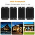 YTBW 4X Outdoor Solar Led Deck Light Path Garden Patio Pathway Stairs