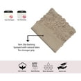 thumbnail image 4 of Home Weavers Modesto Bath Rug 100% Cotton Bathroom Rugs Set, Washable Rug, Extra Soft Cotton & Water Absorbent bath Rug, Kitchen Mat, Bath Mat Set, Bath Floor Mat Non Slip, 21"x34" Rectangle, Linen, 4 of 9