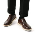 thumbnail image 6 of Bruno Marc Men's CrossFlex Dress Sneakers Wingtip Derby Casual Oxford Formal Shoes, 6 of 10