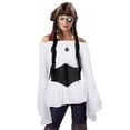 thumbnail image 1 of Disfraz de Pirata para Mujer de 5 Piezas, Blusa Medieval con Hombros Descubiertos y cinturón de corsé, Collar con Parche en el Ojo con Sombrero de Pirata, Disfraz de Camisa Renacentista para Cosplay d, 1 of 7