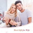 thumbnail image 3 of Best Gift for Wife, Perfect Wedding Anniversary Romantic Gifts for Her from Husband, Soft Flannel Throw Blanket Present for Wife's Birthday, Christmas, Valentine's Day, Wife’s Day, 70" L x 55" W, 3 of 5