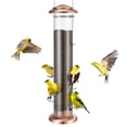 thumbnail image 1 of Kingsyard Metal Finch Feeder for Thistle/Nyjer Seed, Tube Bird Feeders for Outdoors Hanging, 2 lbs Large Capacity, Easy to Refill & Clean, Antique Copper, 1 of 6