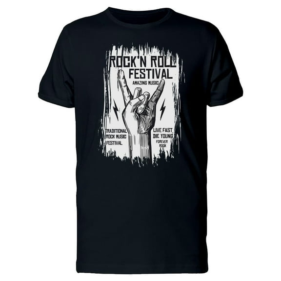 Rock N Roll Festival Tee Men's -Image by Shutterstock