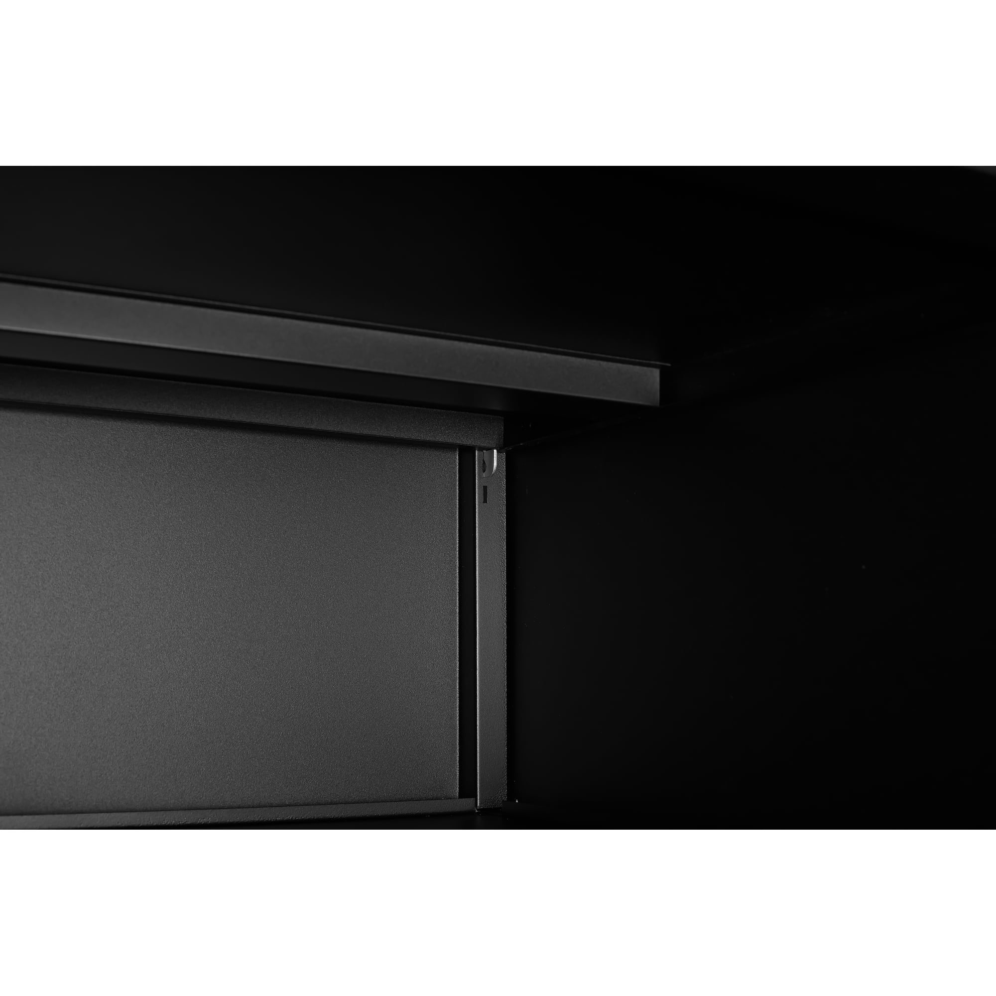 Metal File Cabinet with 2 Door,23.62" W Mobile Printer Tables Printer Stand with Adjustable Shelf for Home Office,Black