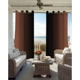 thumbnail image 4 of Dark Orange Black Ombre Blackout Curtains 84 Inches Long for Bedroom, Modern Gradient Abstract Art Thermal Insulated Room Darkening Black Out Window Curtain Panels Grommet Drapes for Living Room, 4 of 8