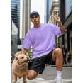 thumbnail image 3 of Playera Hombre Oversized Manga Corta Relajado Pure Color Pop, 3 of 5