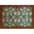 thumbnail image 1 of Ahgly Company Indoor Rectangle Oriental Light Blue Industrial Area Rugs, 3' x 5', 1 of 4